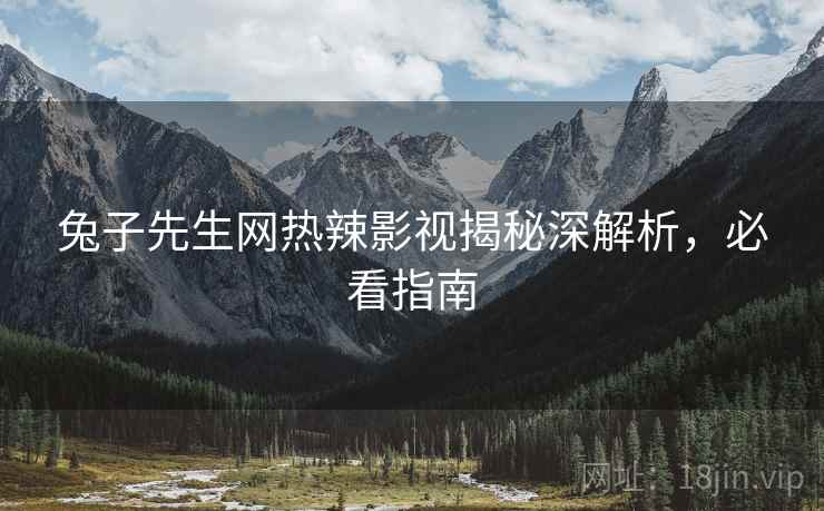 兔子先生网热辣影视揭秘深解析，必看指南