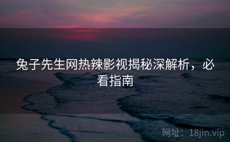 兔子先生网热辣影视揭秘深解析，必看指南